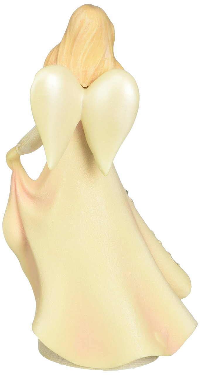 Enesco Foundations Thank You Mini Angel Figurine, 4-1/4-Inch