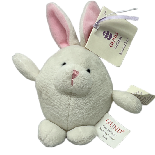 Color My World Chuckems Bunny  - White