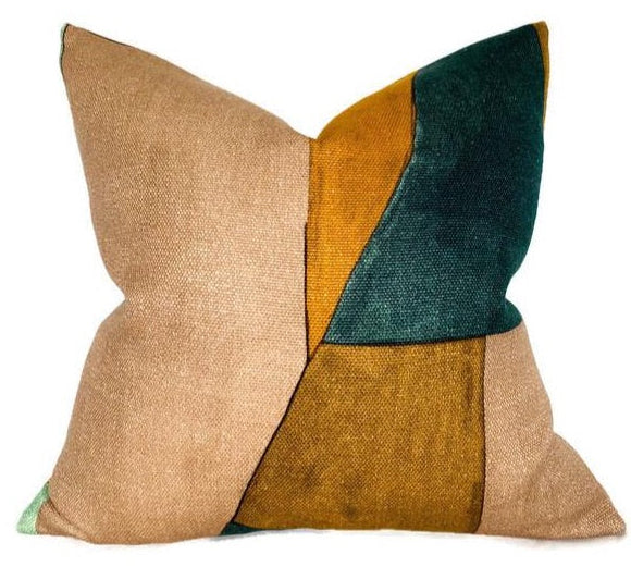 District Pillow Cover in Tobacco, Kelly Wearstler Textiles