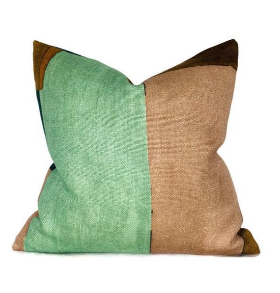 District Pillow Cover in Tobacco, Kelly Wearstler Textiles