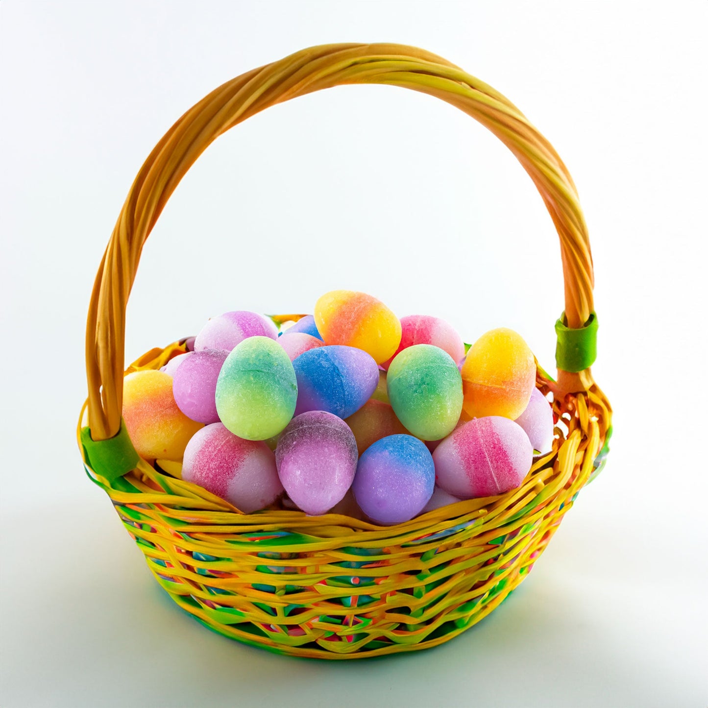 Set of 24 Glittered Jelly Fruit Marmalade Plastic Easter Eggs, 2.25 Inches Each