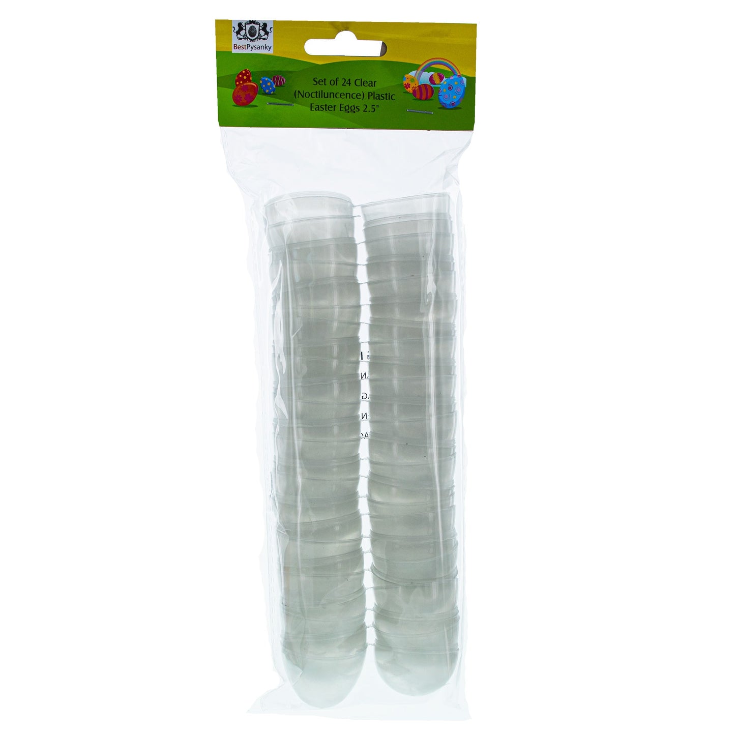 Set of 24 Glow in the Dark Noctilucent Fillable Easter Eggs 2.25 Inches