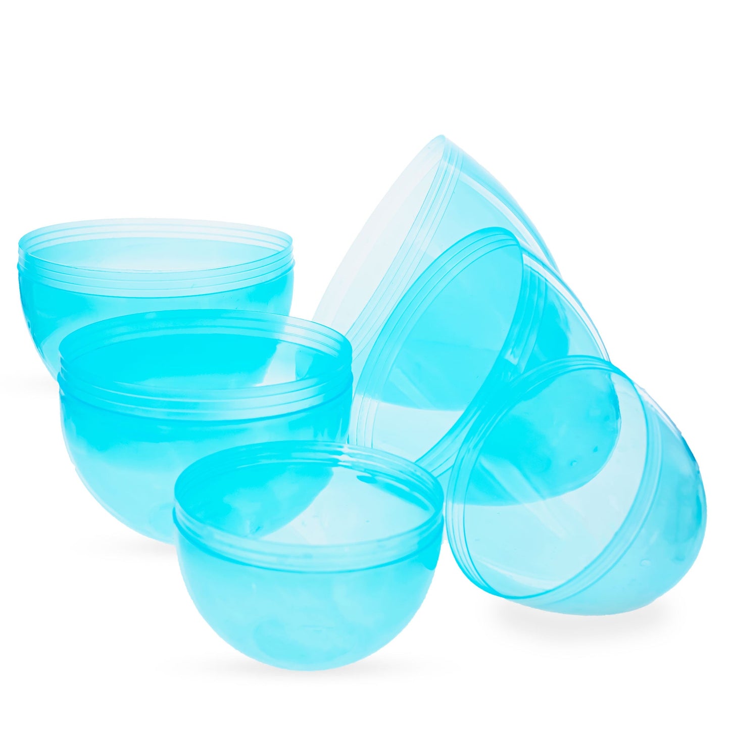 Set of 3 Jumbo Large Size Giant Fillable Plastic Easter Eggs, All 10 Inches