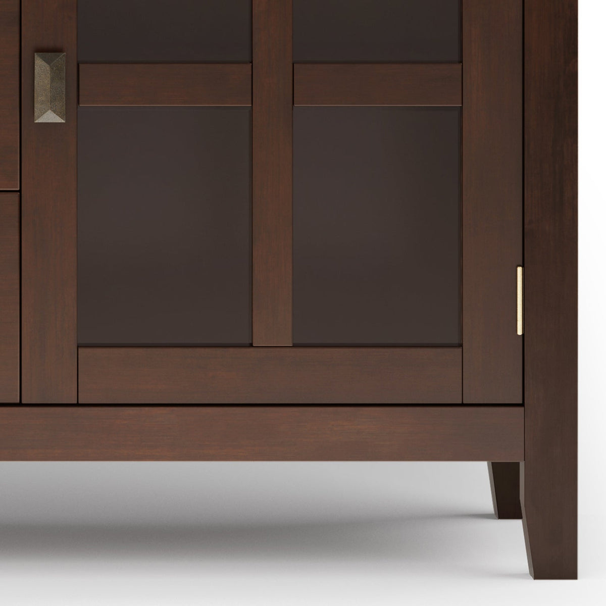 Artisan 60 Inch Wide Solid Wood Large Sideboard Buffet in Russet