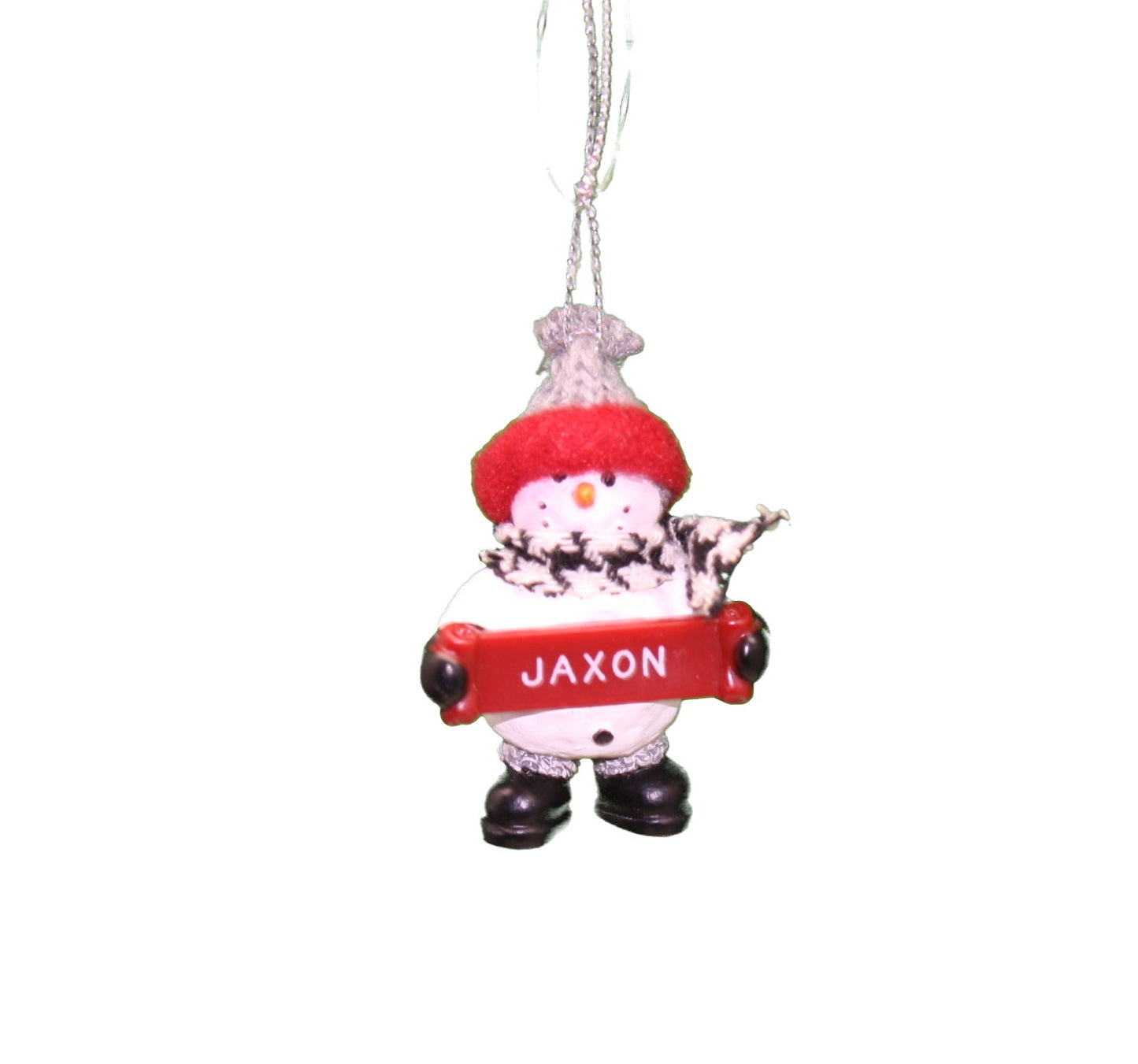 Cozy Snowman Ornament (Letters G - R) -