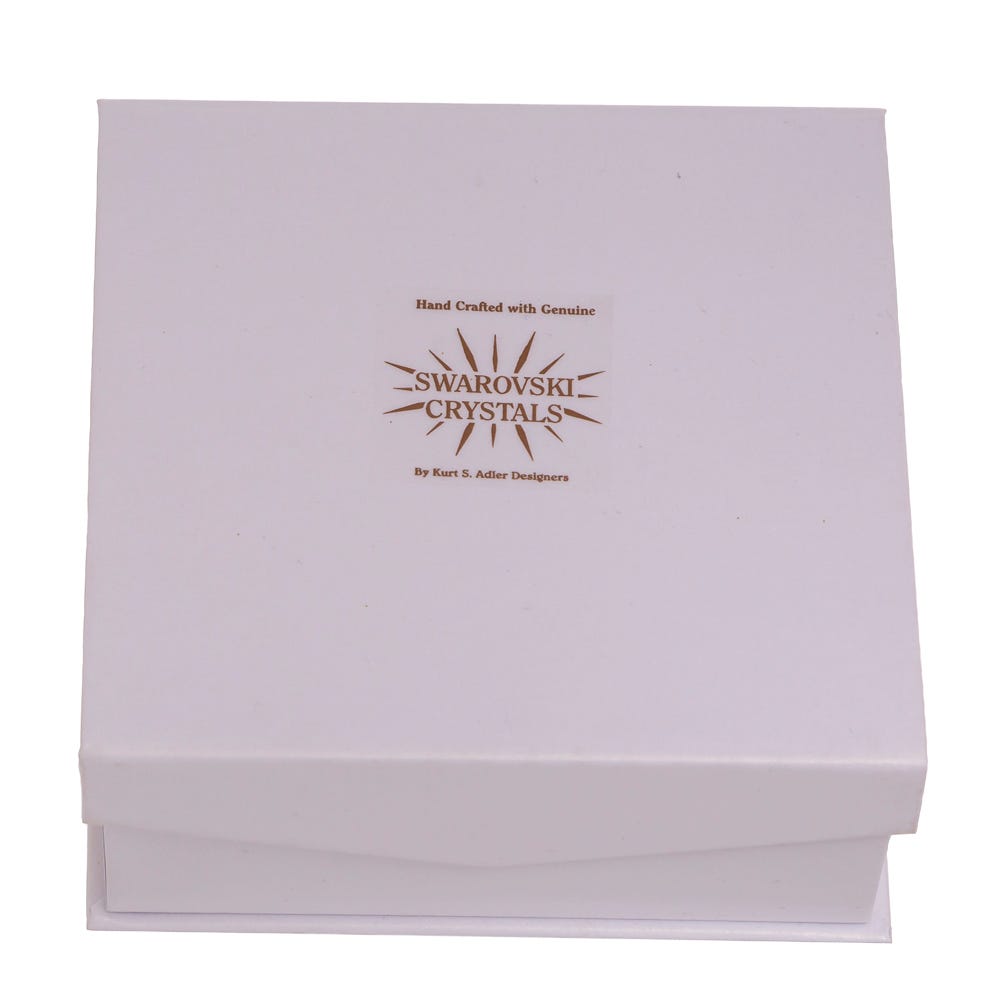 Elegant Snowflake Ornament with Swarovski Elements