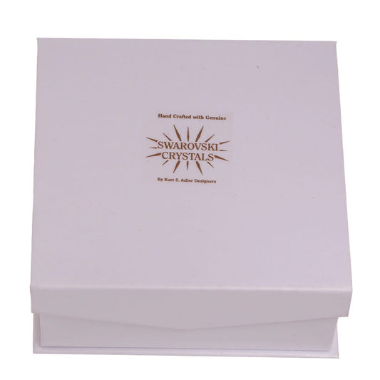 Elegant Snowflake Ornament with Swarovski Elements