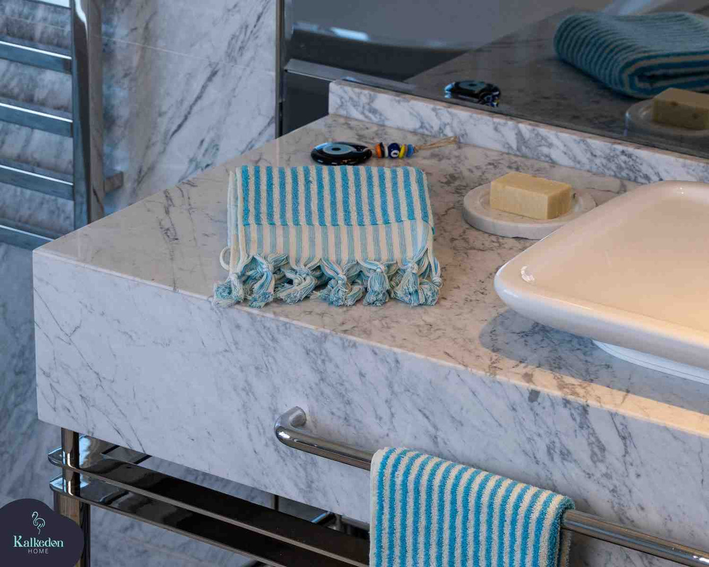 Striped Hand Towel