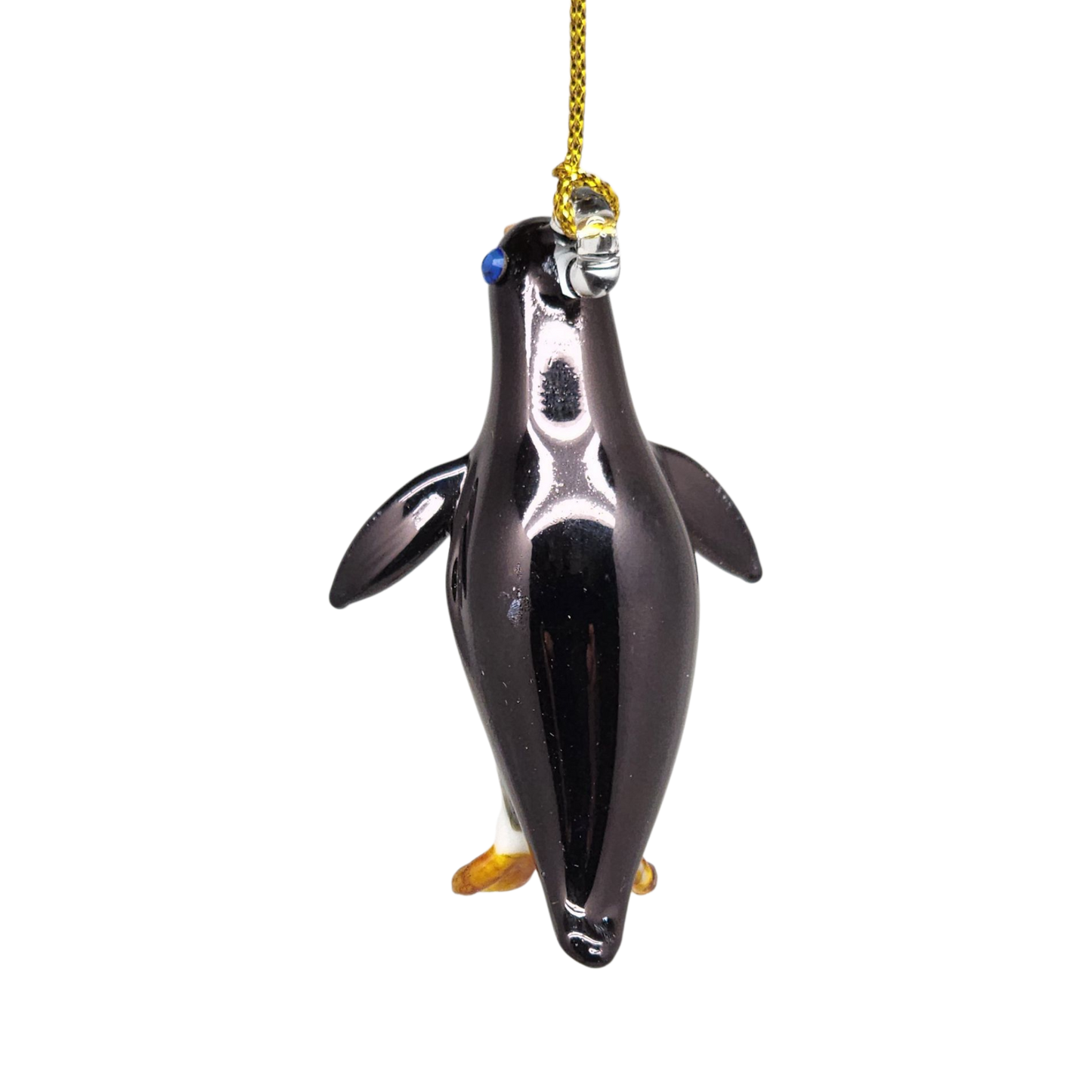 Egyptian Glass Penguin Ornament