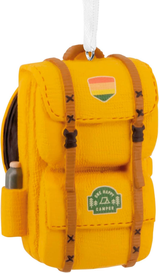 Camping Backpack Hallmark Ornament