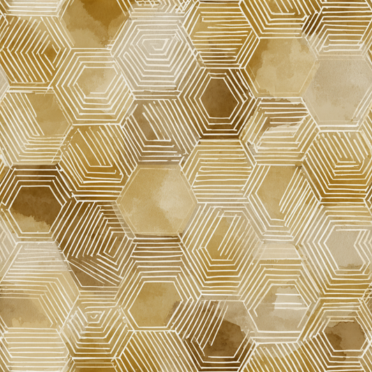 Golden Hive Wallpaper