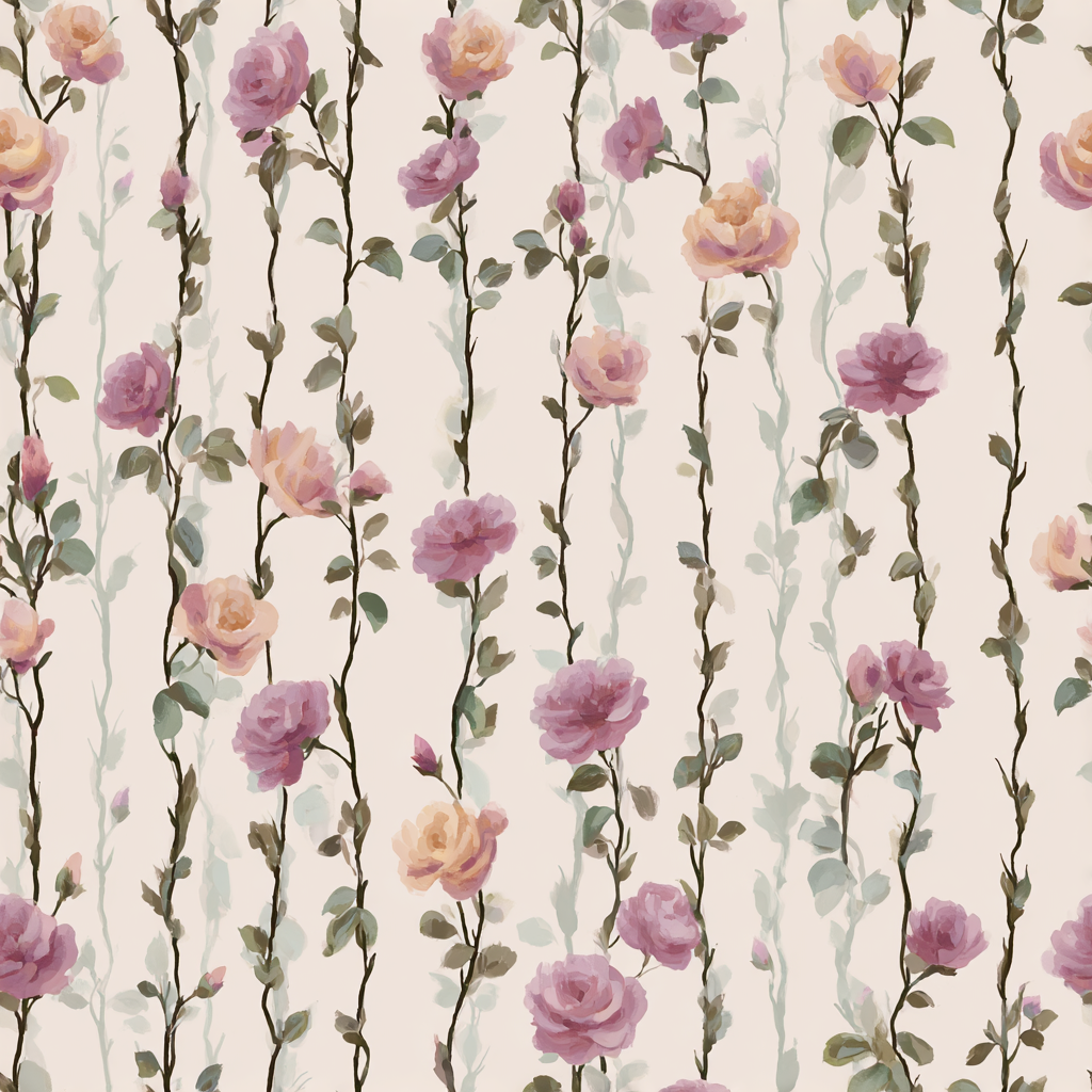 Vineyard Rosewalk Wallpaper