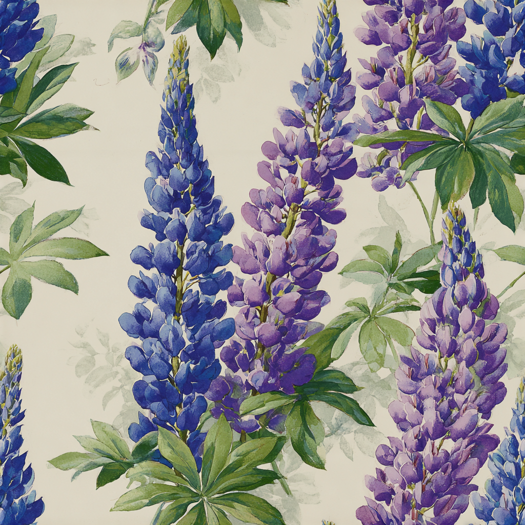Lupine Reverie Wallpaper