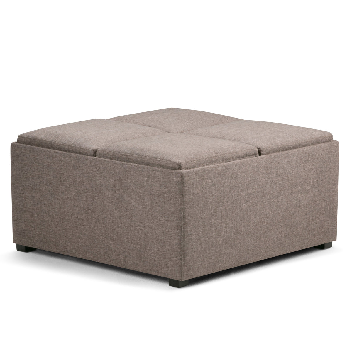 Avalon Square Coffee Table Storage Ottoman