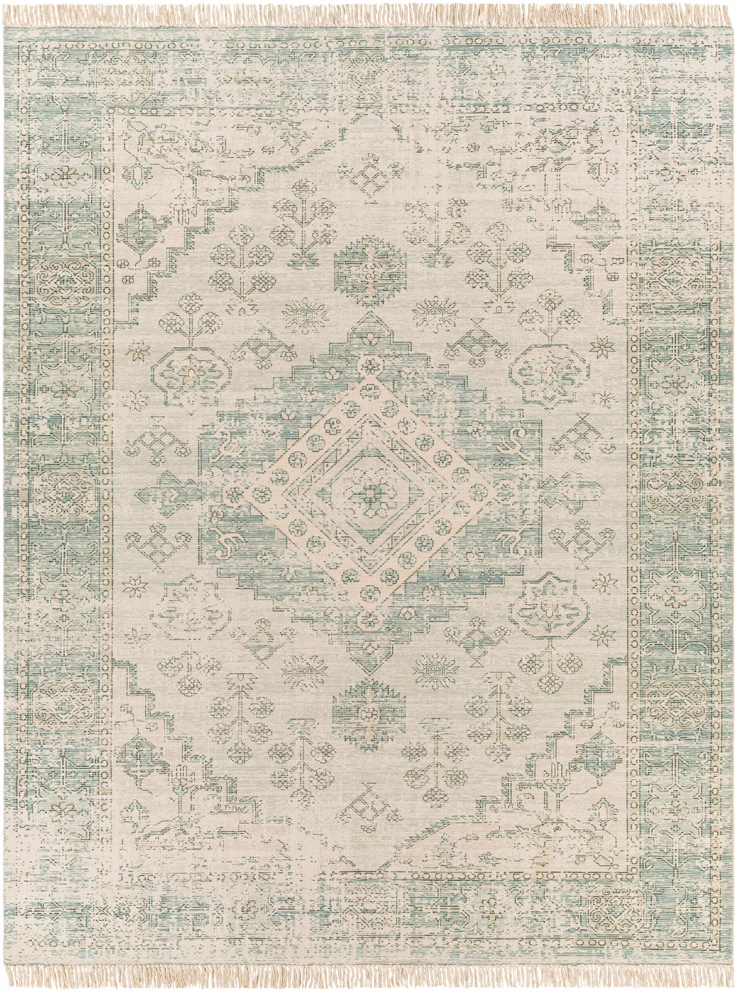 Undy Handmade Cotton-blend Rug