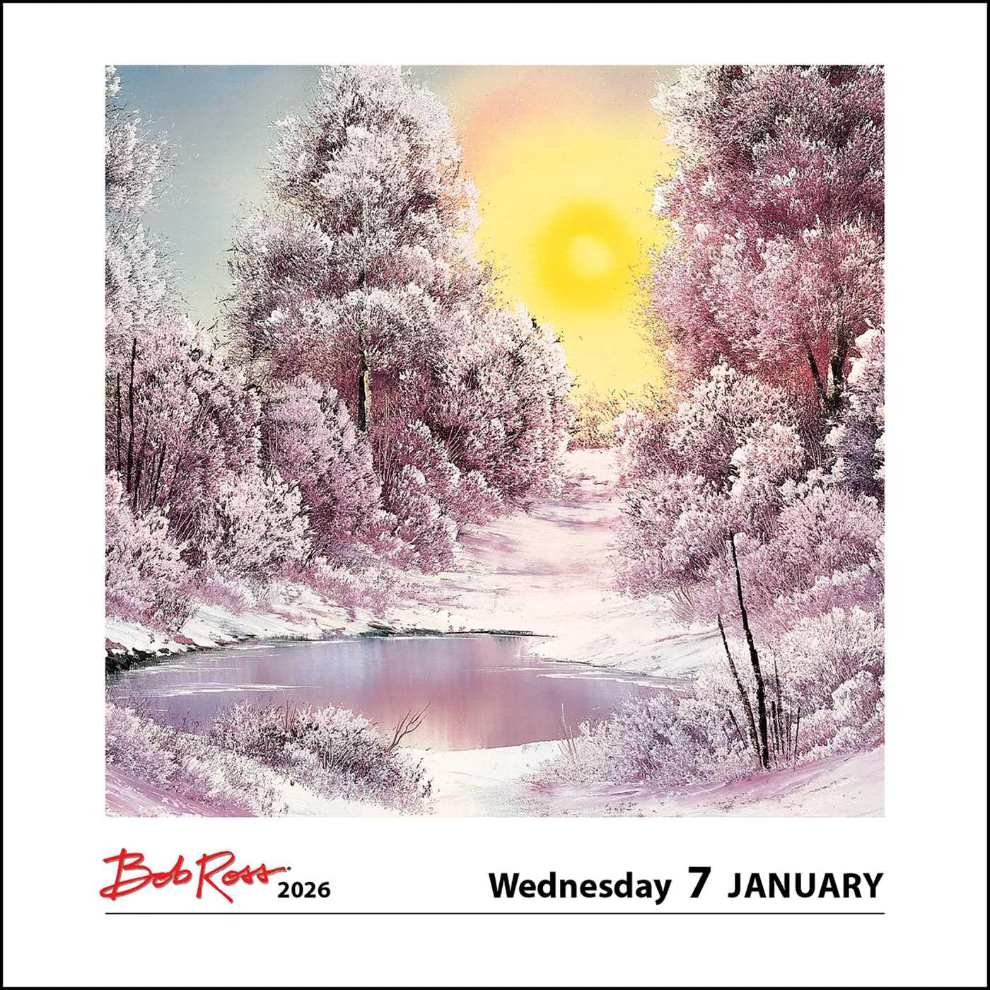 2026 Bob Ross Page-A-Day Calendar