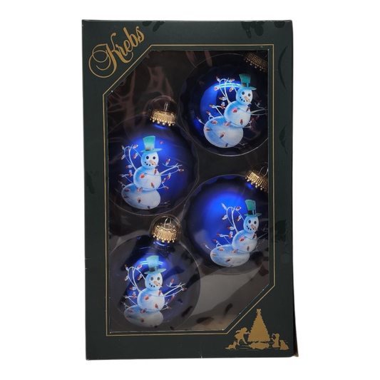 Krebs Value Glass Ball 4 pack - Frosty Friend