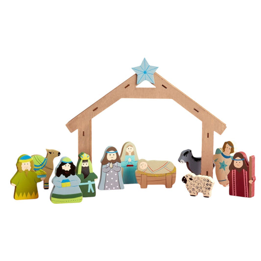 Children's Nativity Set - 12 Piece Set