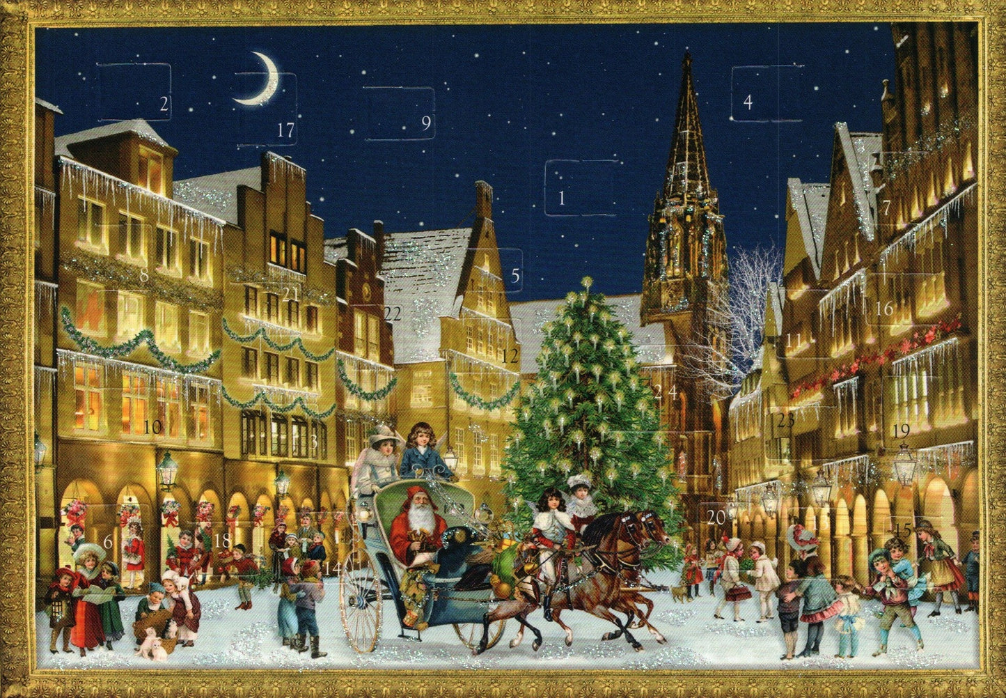 Coppenrath Mini Advent Card With Envelope - In The City