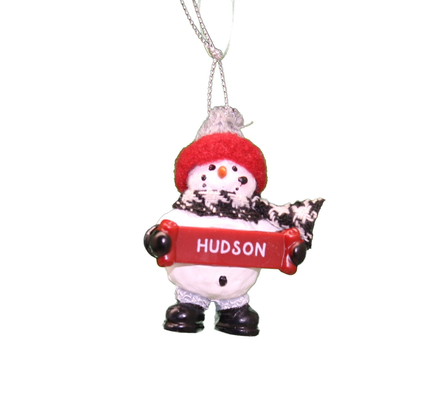 Cozy Snowman Ornament (Letters G - R) -