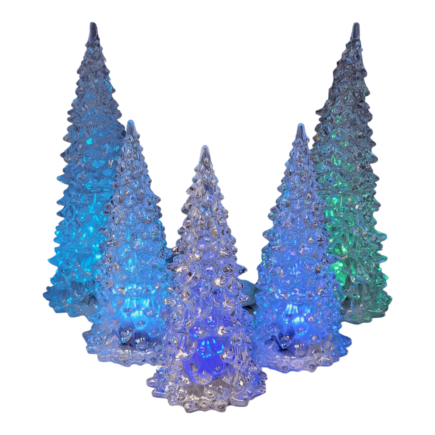 5 Piece Lighted Tree Set