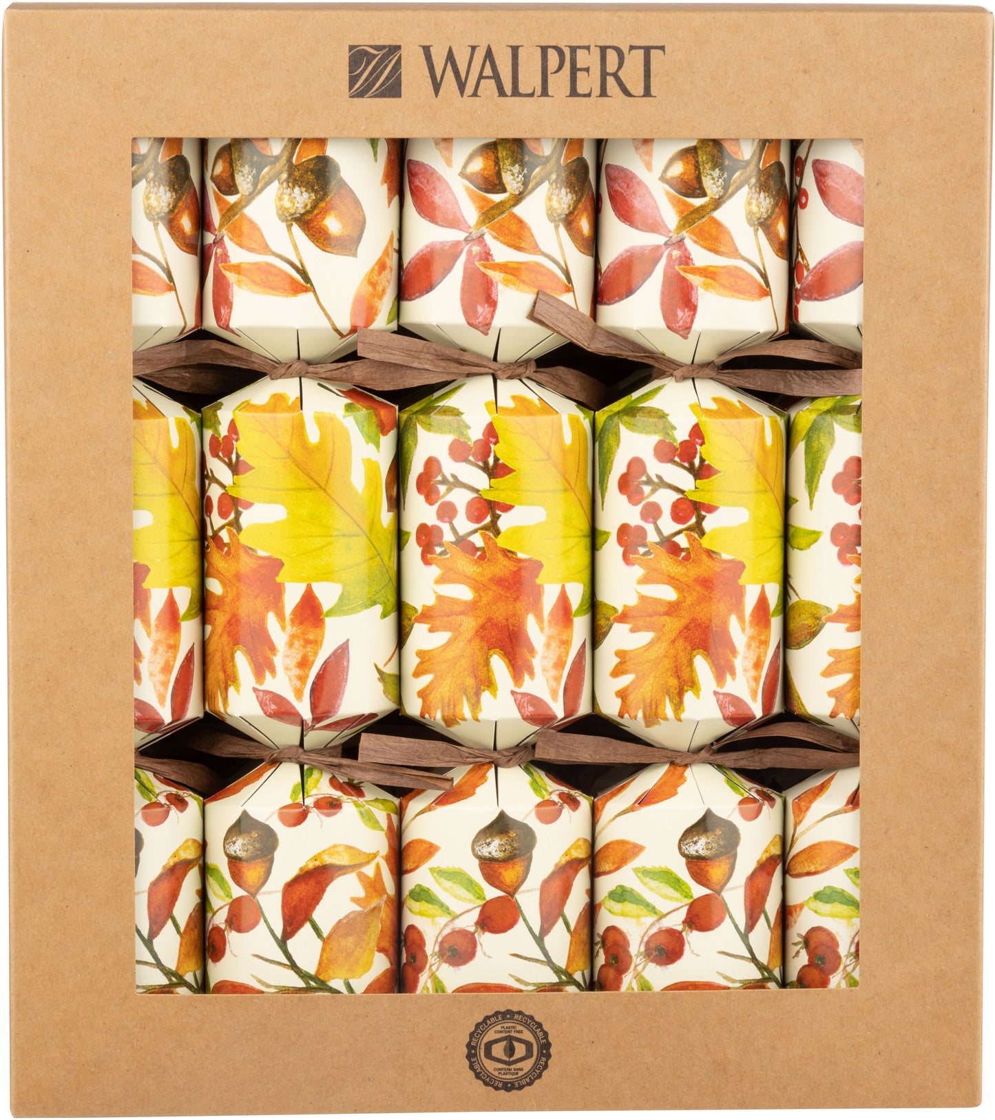 11 Inch ECO-Freindly Acorns & Leaves Crackers 10 Count