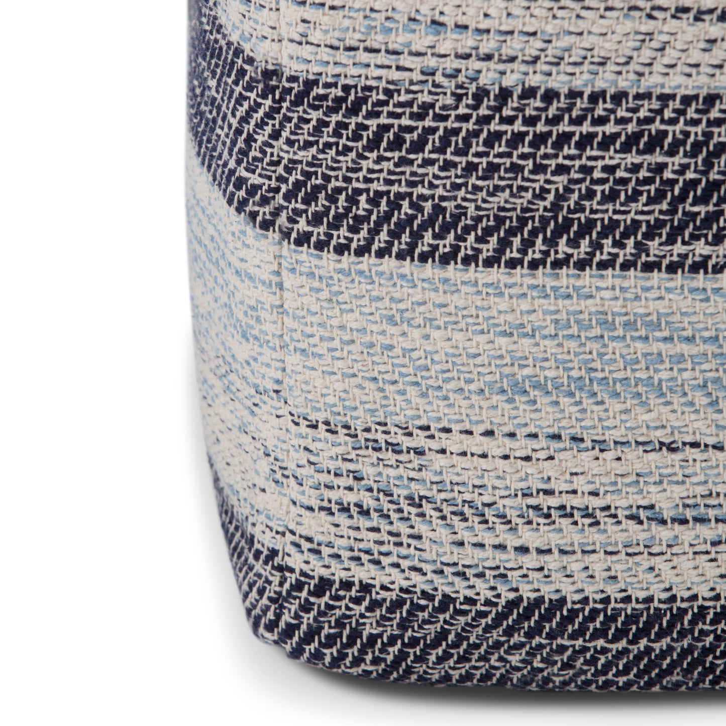 Clay 18 Inch Wide Square Pouf