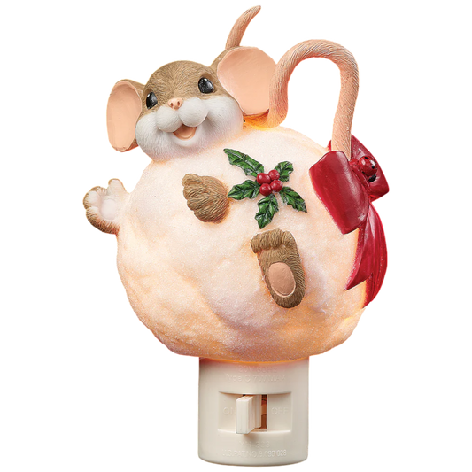Mouse in a Snowball Night Light