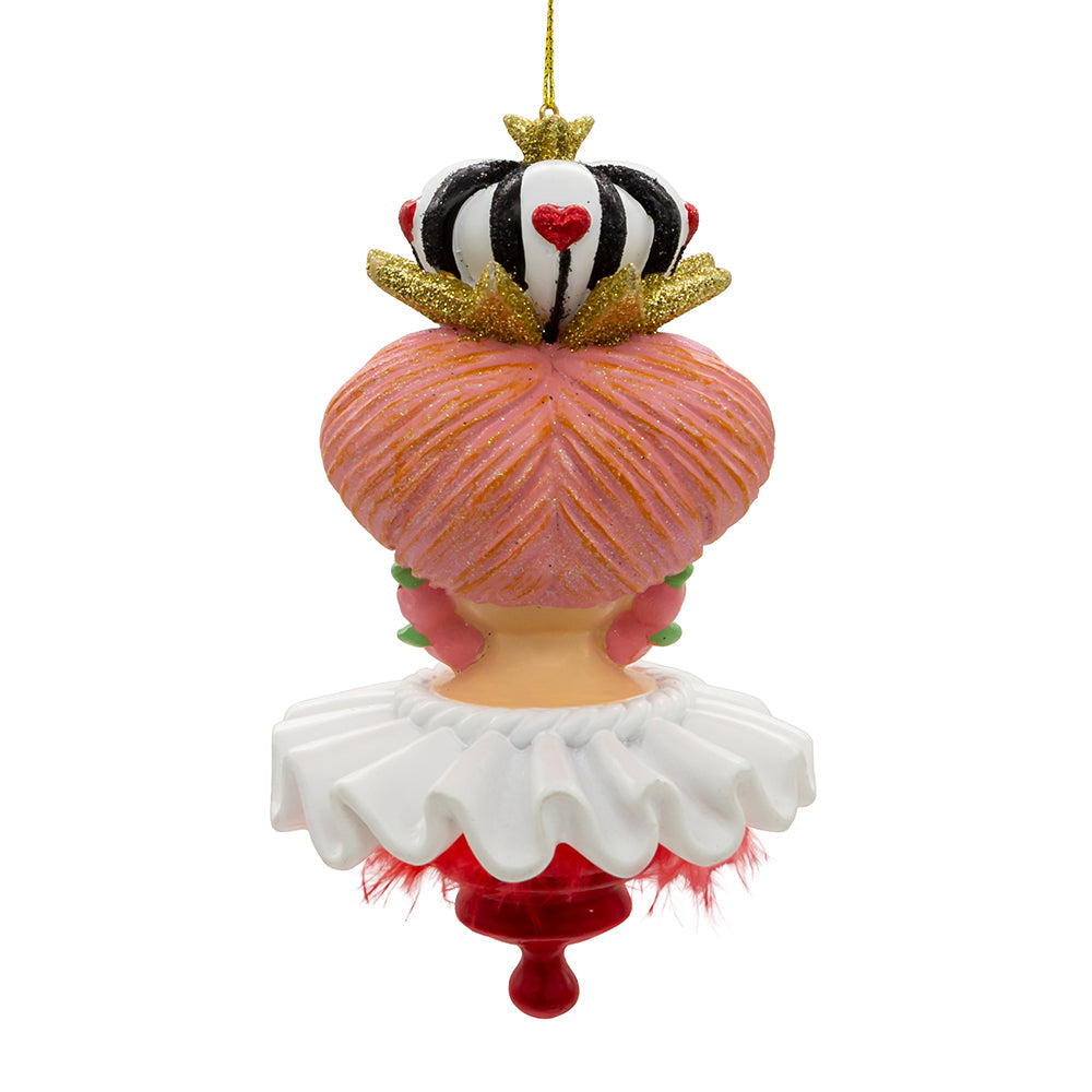Alice In Wonderland Hat Ornament - Queen of Hearts