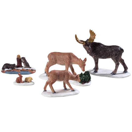 Wild Animals figurines - 5 Piece Set