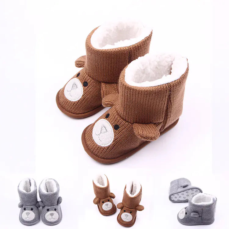 Baby Knitted Fleece Shoes