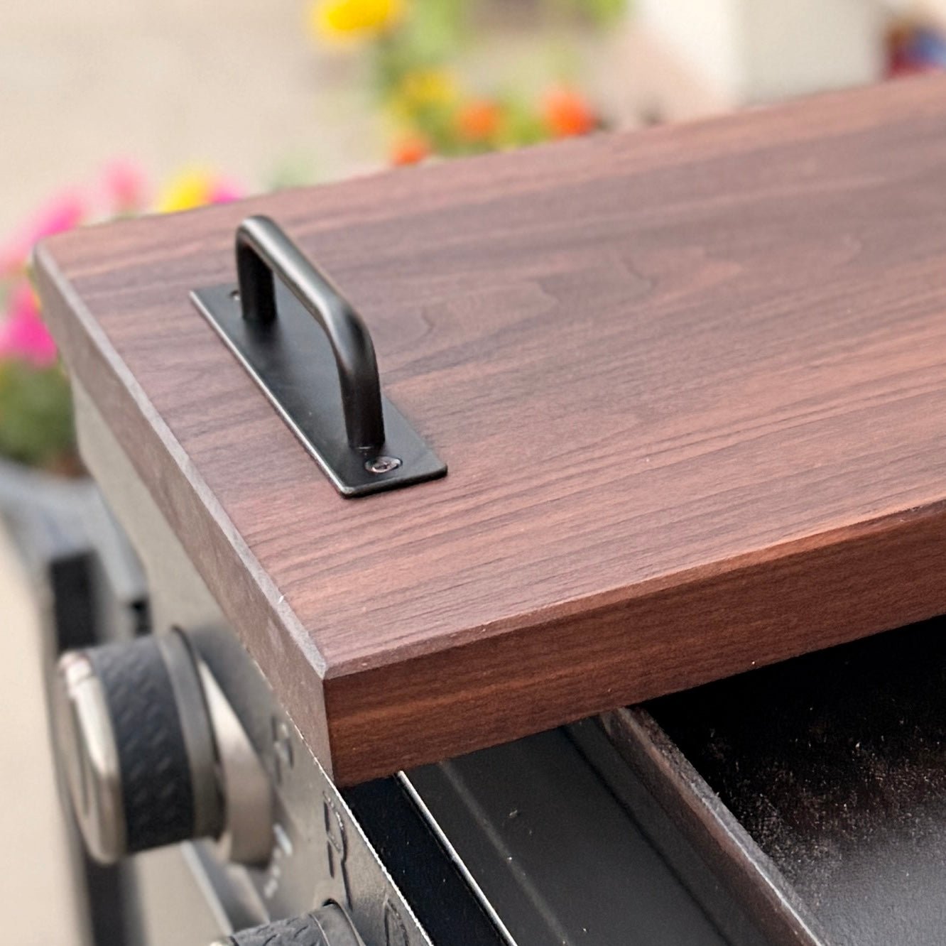 Walnut Griddle Prep Board | Handcrafted Outdoor Cutting Board