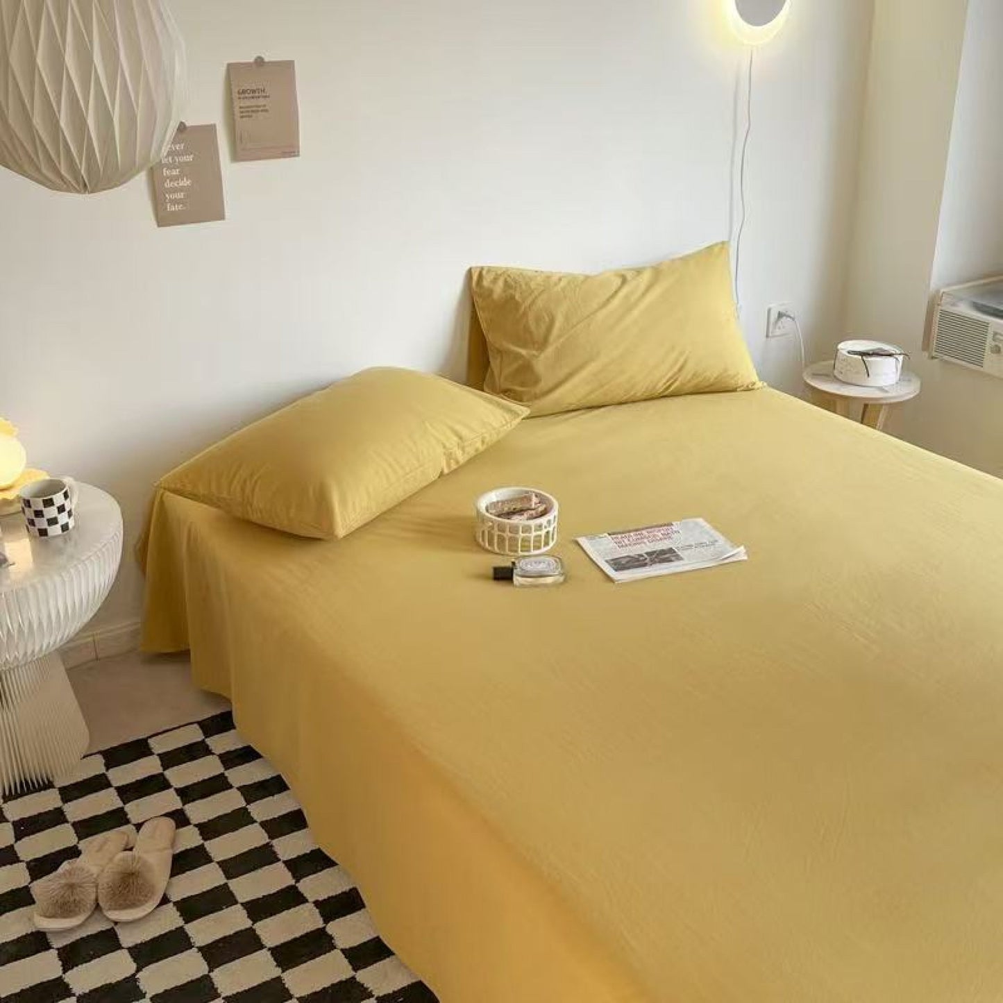 Washed Cotton Bed Sheets (15 Colors)