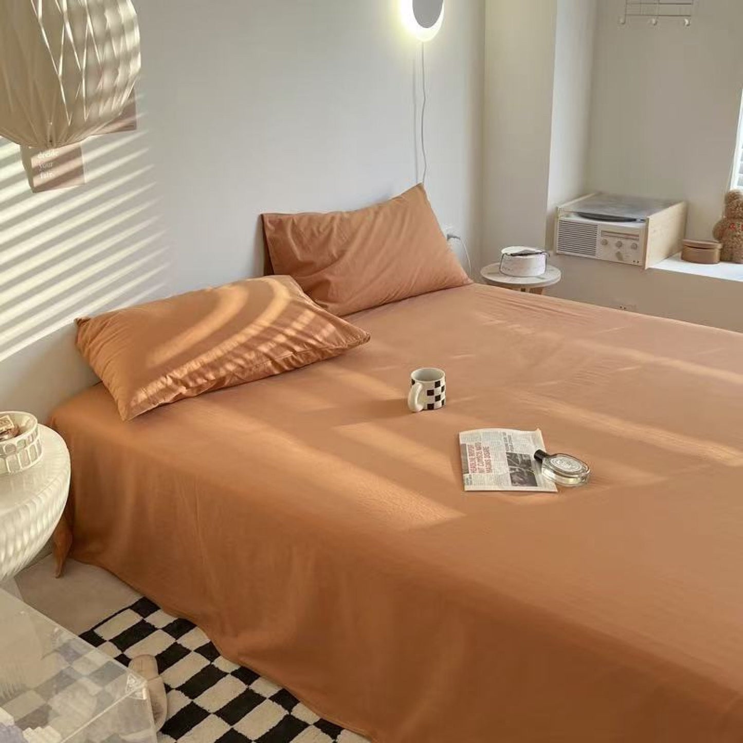 Washed Cotton Bed Sheets (15 Colors)