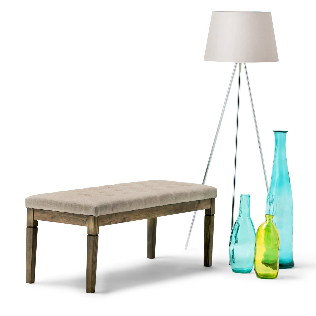 Waverly Tufted Ottoman Bench