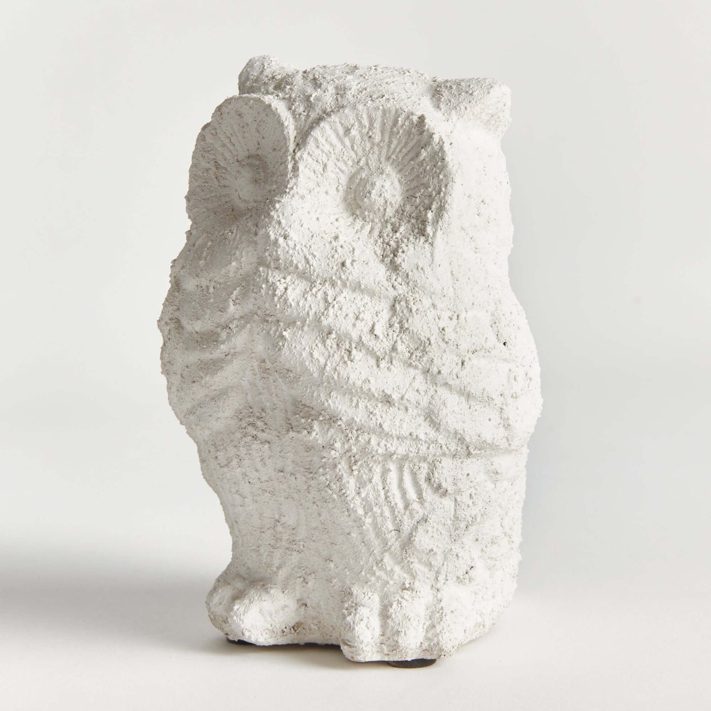 Weathered Terracotta Owl Garden Statue