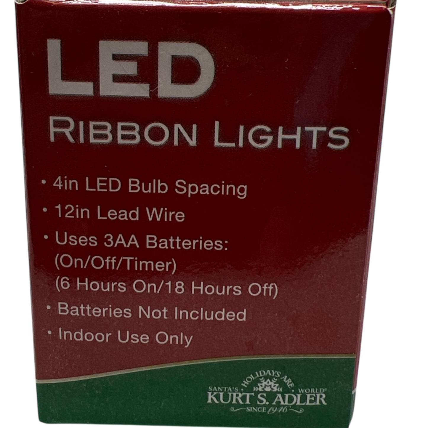 20-Light Battery-Operated Ribbon Lights - Gold