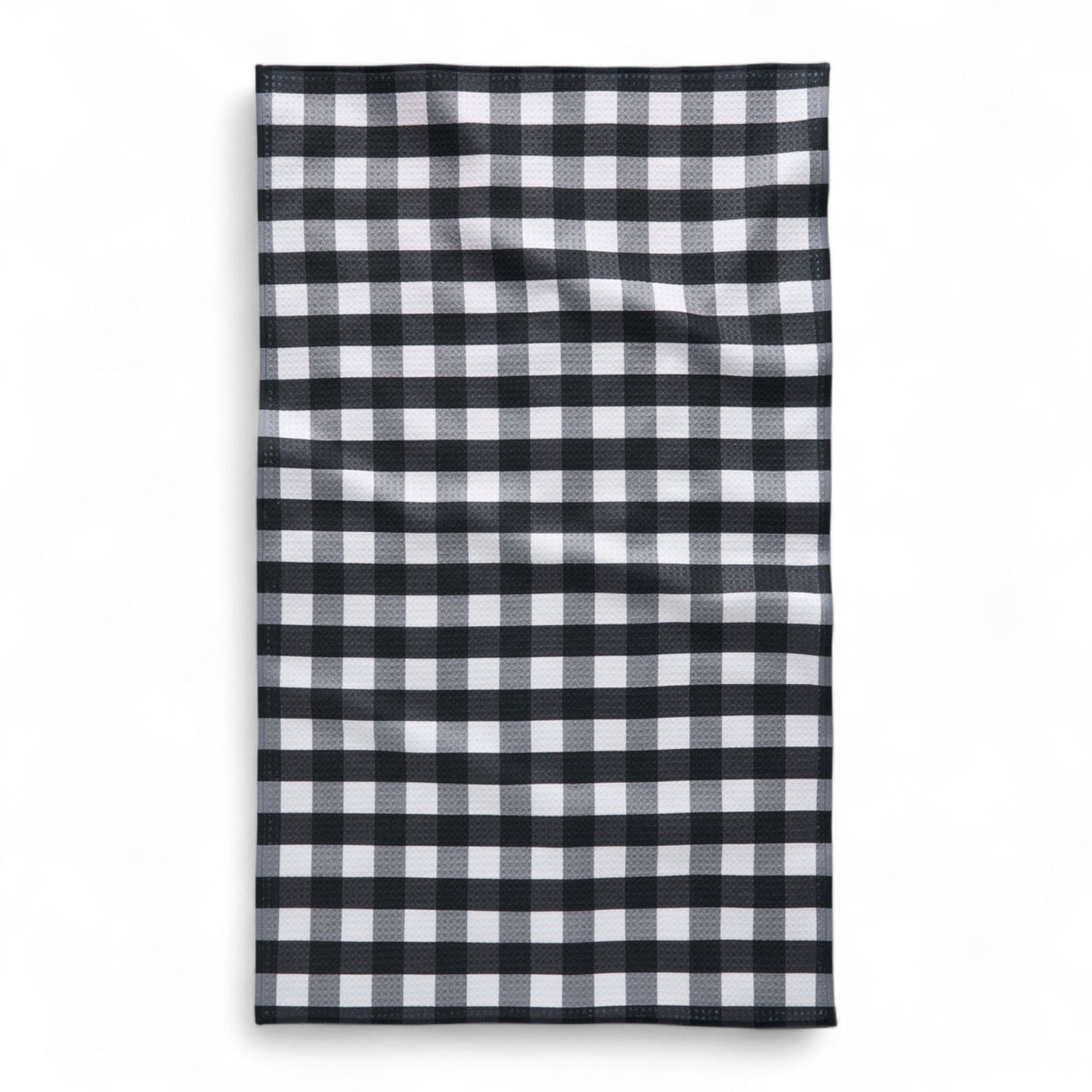 Midnight Flannel Geometry Tea Towel