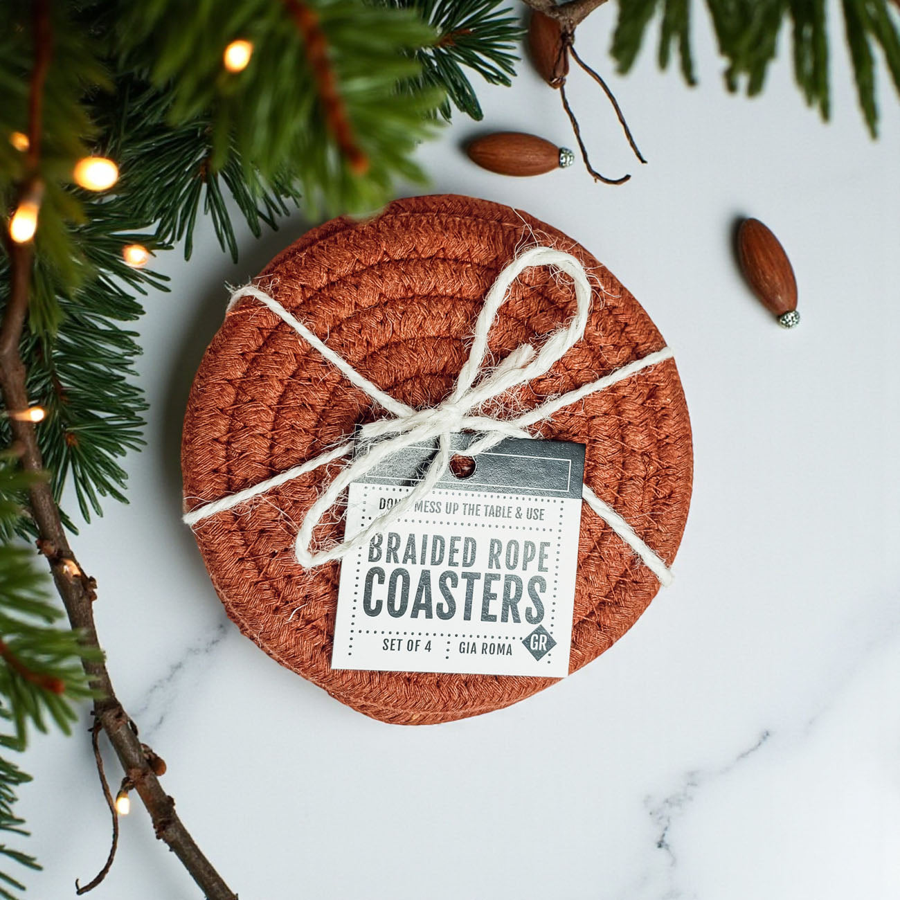 Fall Fabric Coasters