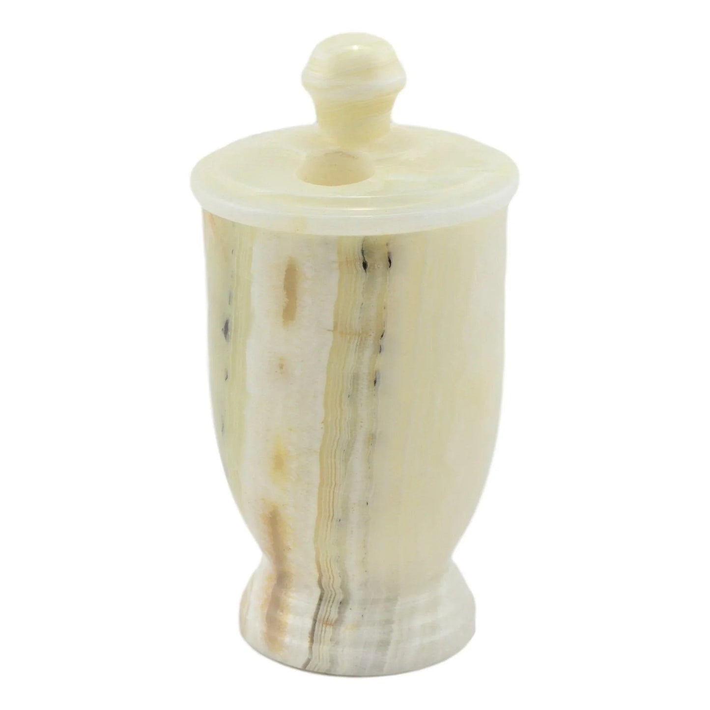 White Onyx Toothbrush Holder
