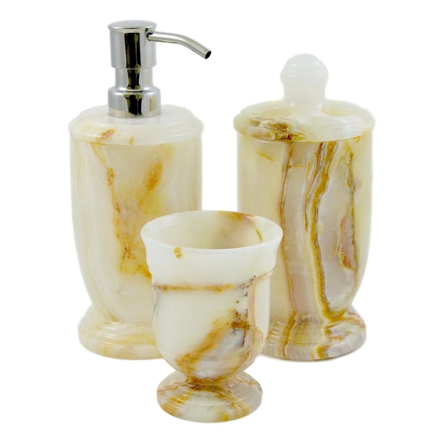 White Onyx Toothbrush Holder