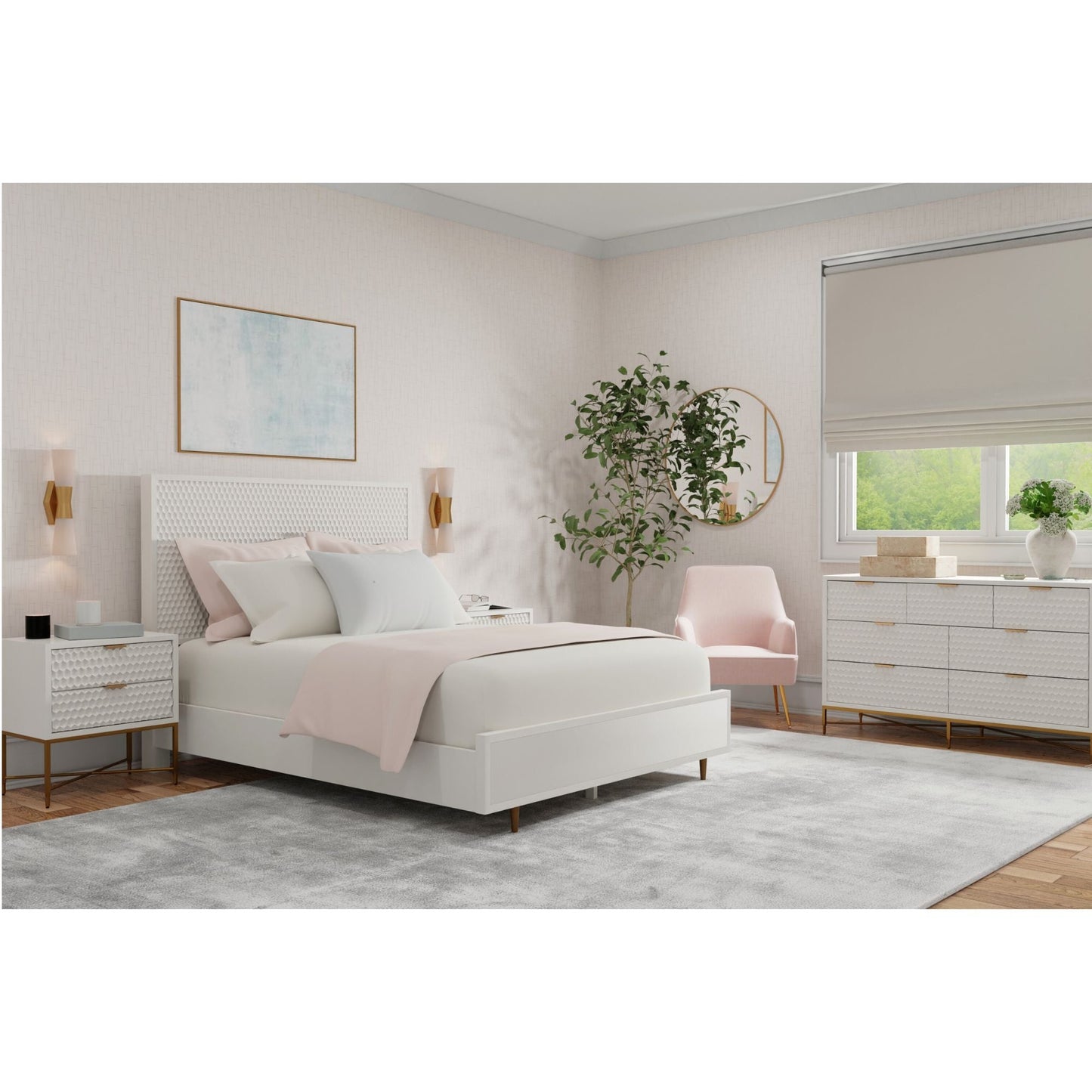 White Pearl Dresser