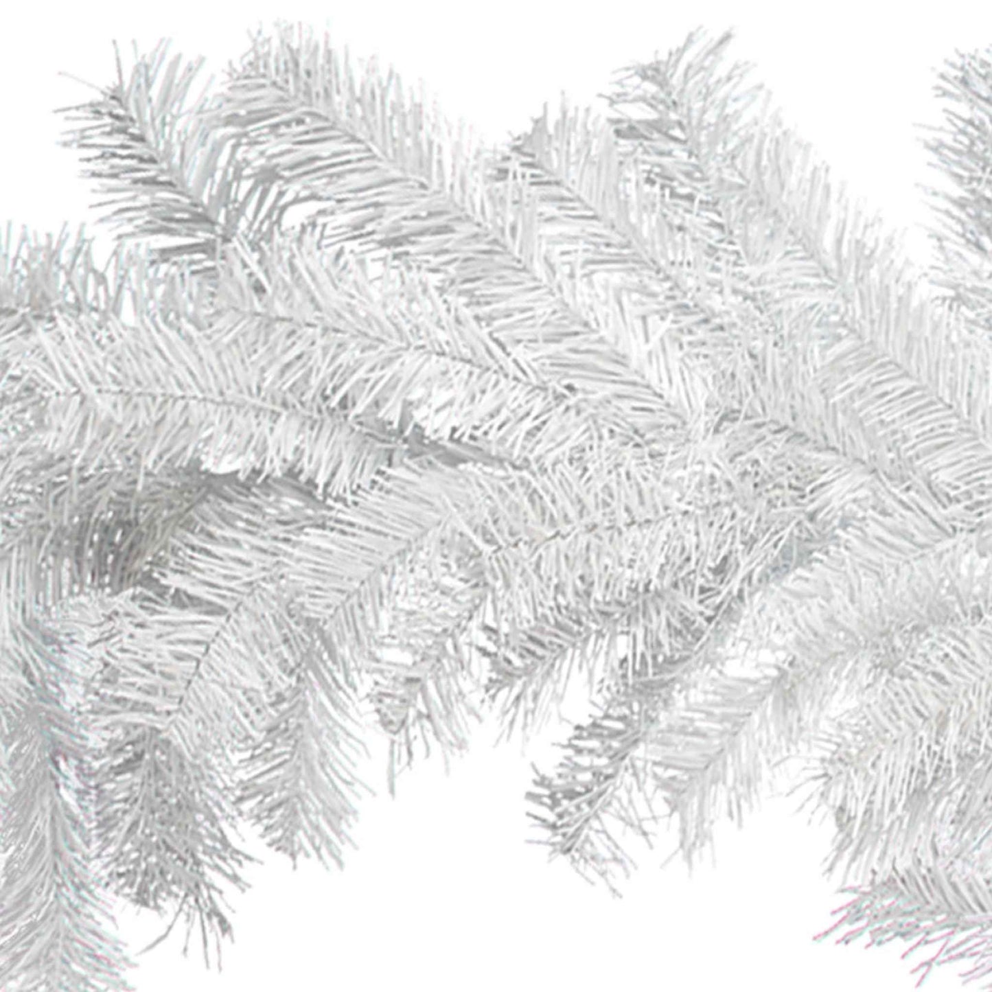 White Tinsel Wreaths