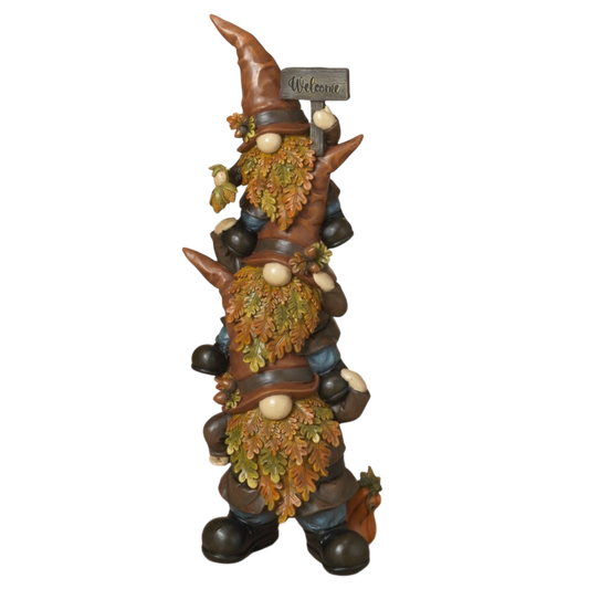 Autumn Gnome Welcome Stack