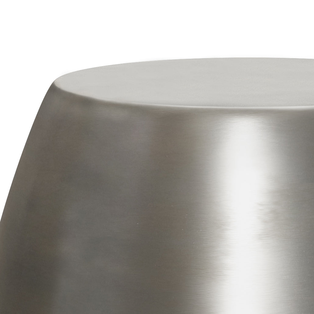 Flanigan 16 Inch Wide Metal Accent Table in Antique