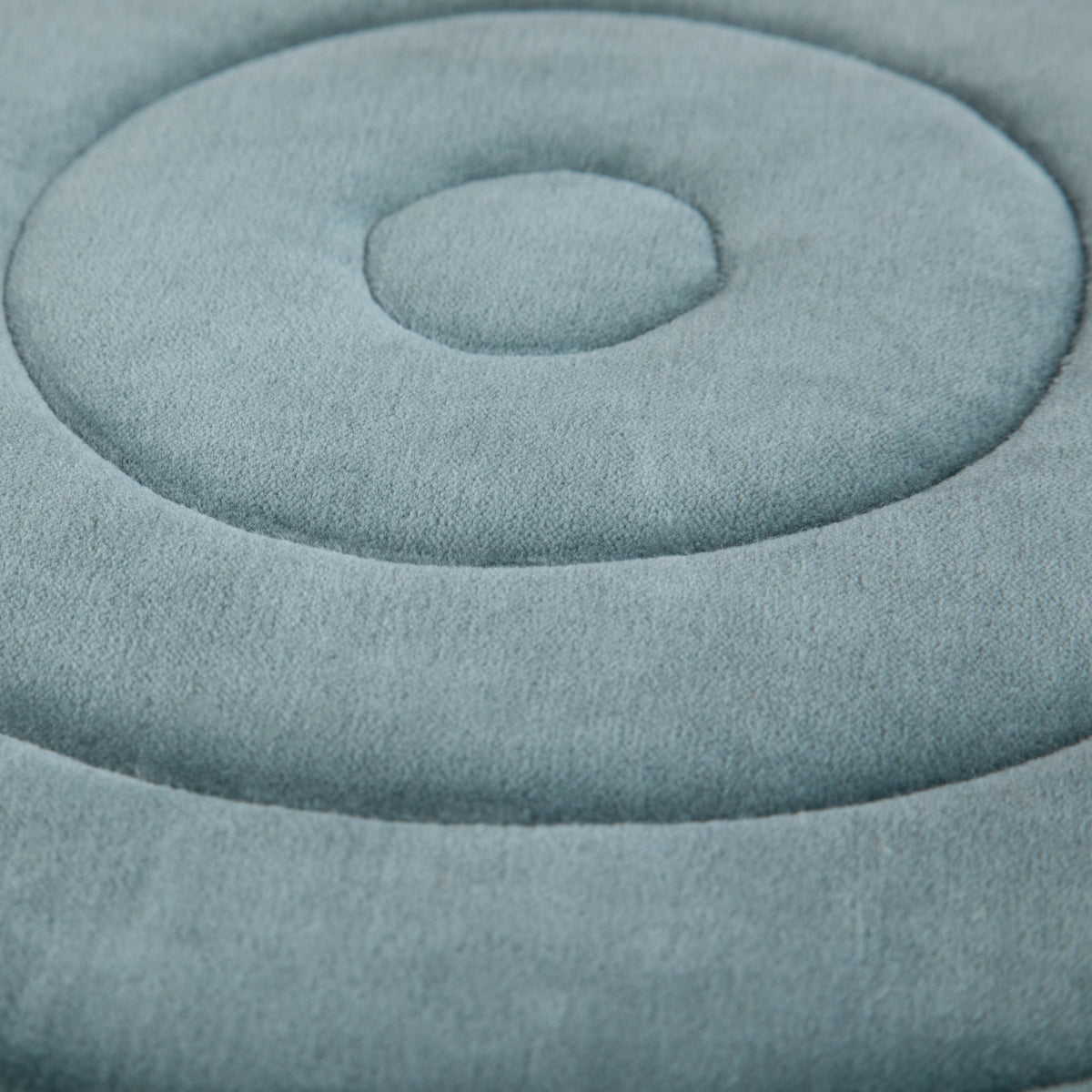 Vivienne Round Pouf - Turquoise