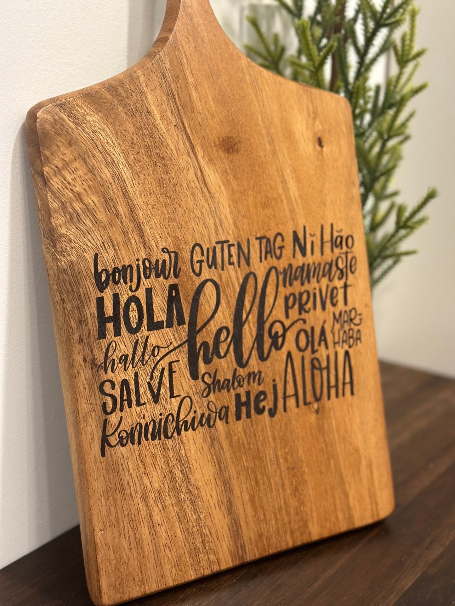 Wooden Cutting Board (15”x8”) | Kitchen Decor | Hello Design | Cheese Board