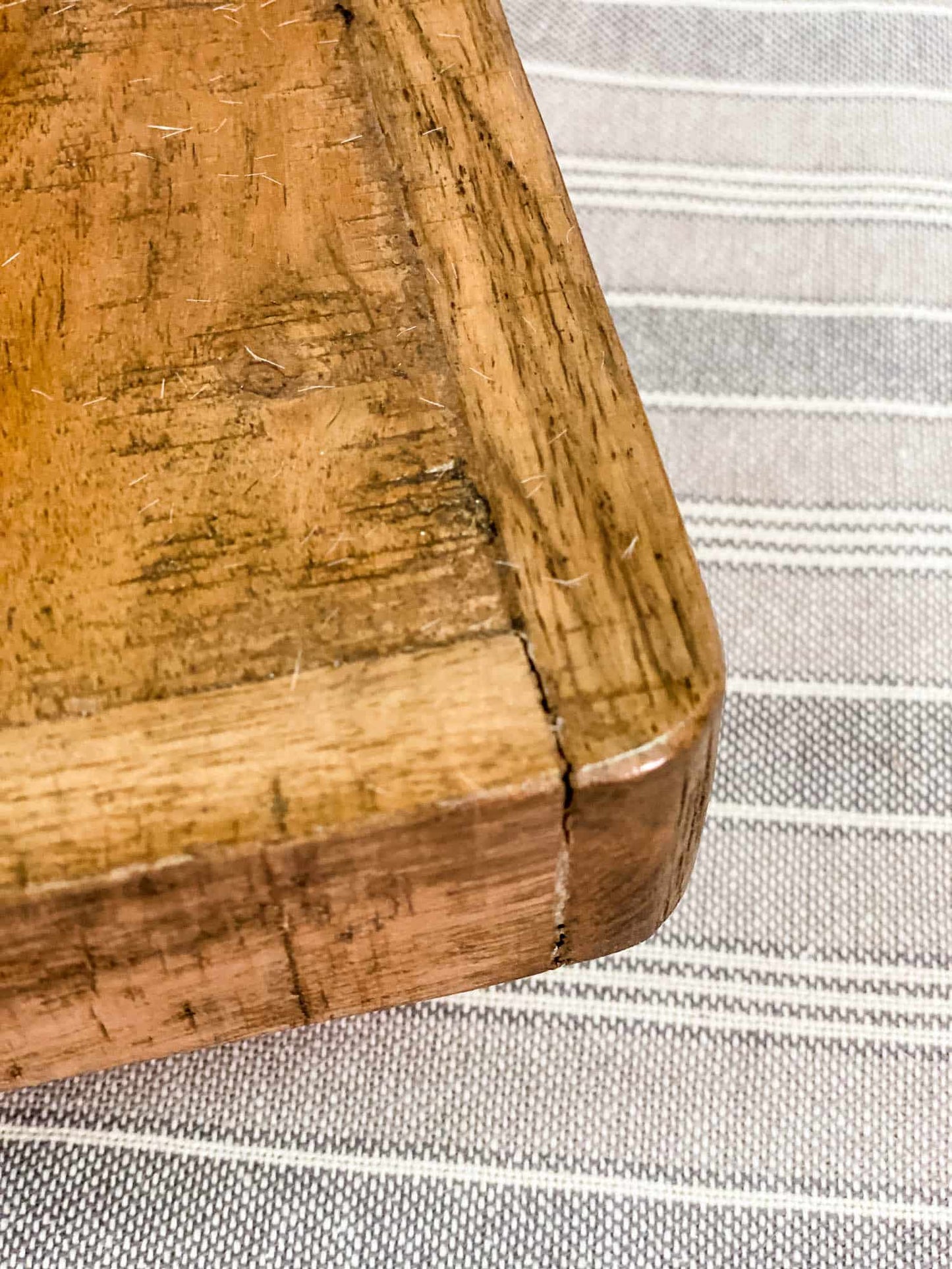 Rustic Wood Display Riser with Hairpin Legs