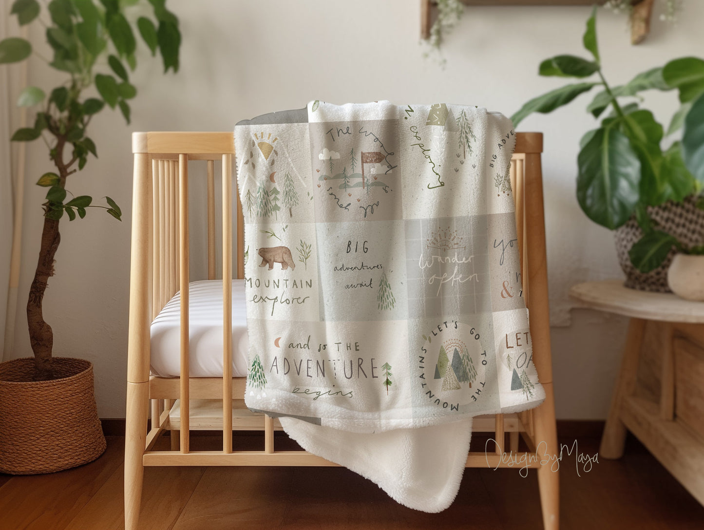 Baby Animals - Vintage Baby Blanket