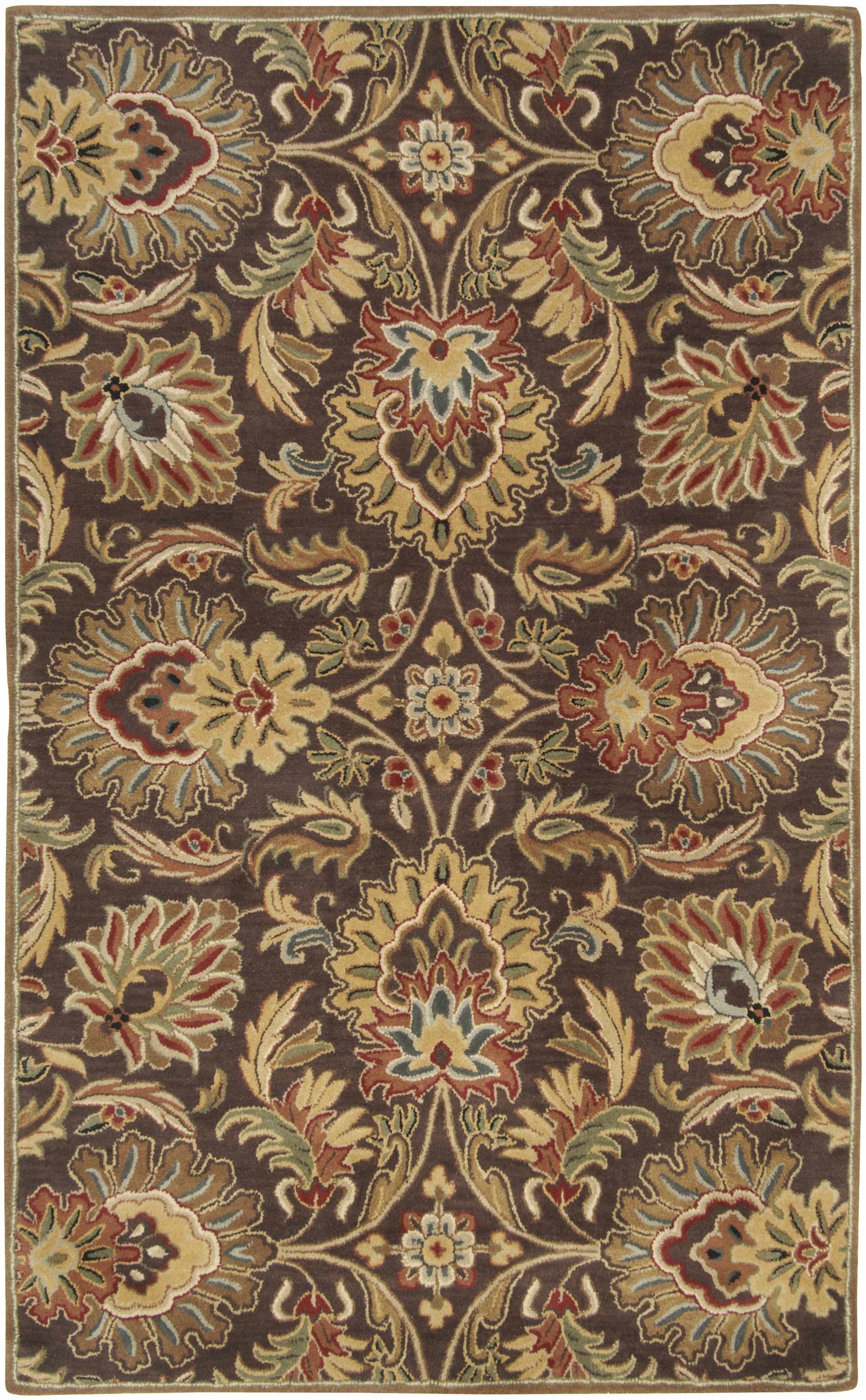 Chesterton 1028 Hand Tufted Brown Wool Rug